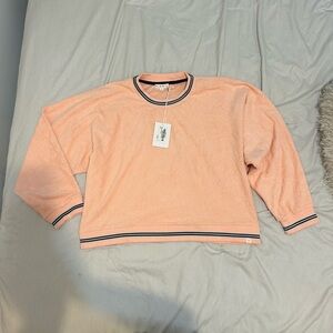 Roller Rabbit Peach Long Sleeve Top